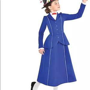 Mary Poppins Halloween Costume, size 7